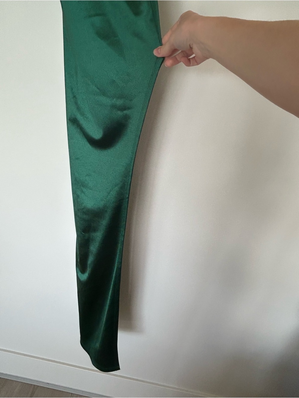 Emerald green evening gown sz L - Picture 4 of 15